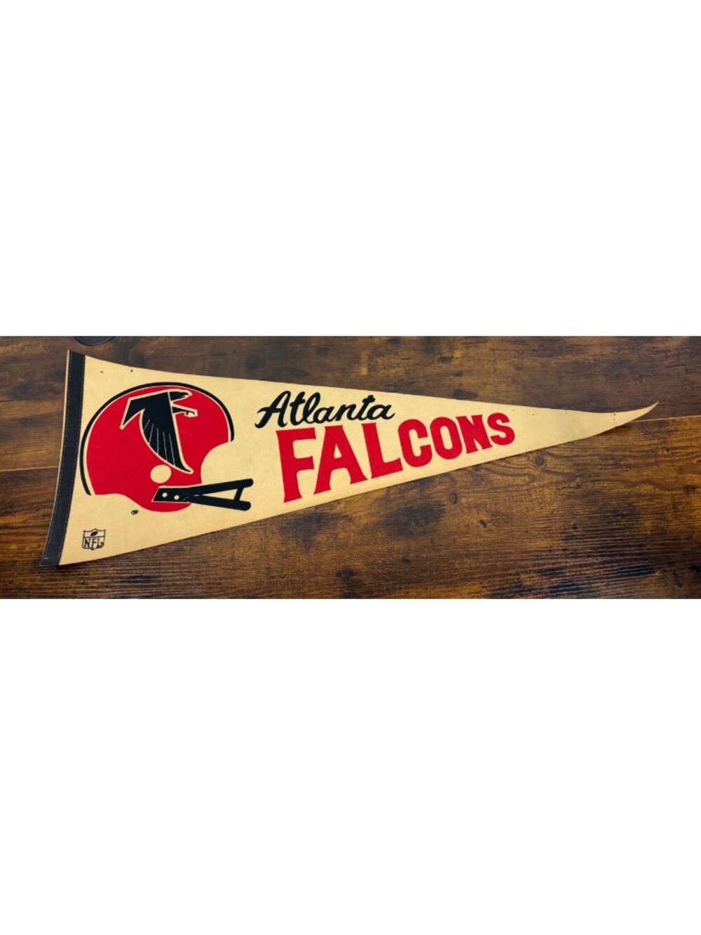 Vintage Atlanta Falcons NFL Felt Pennant Flag Sports Memorabilia